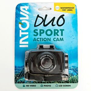 Intova Duo Sport Video Action Cam Camera 720p W/ Waterproof Float Housing 1.3MP